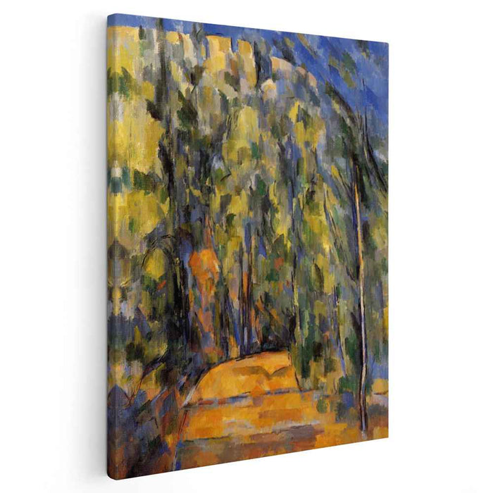 Bend in Forest Road (1906) by Paul Cezanne