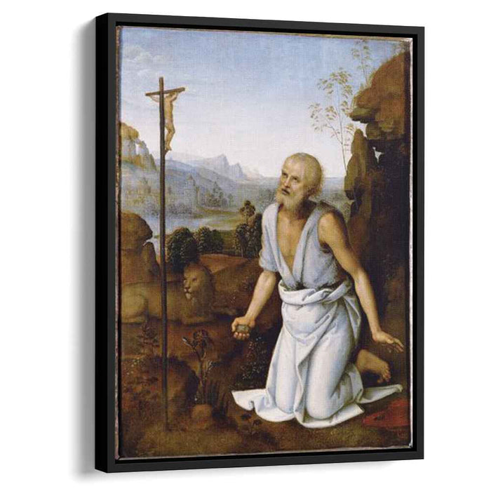 Bender St .Jerome (1502) by Pietro Perugino