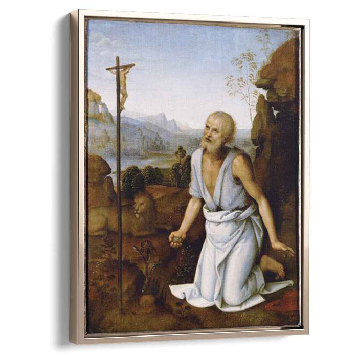 Bender St .Jerome (1502) by Pietro Perugino