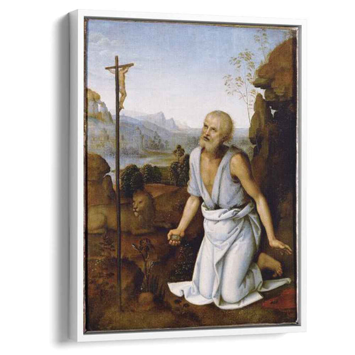 Bender St .Jerome (1502) by Pietro Perugino