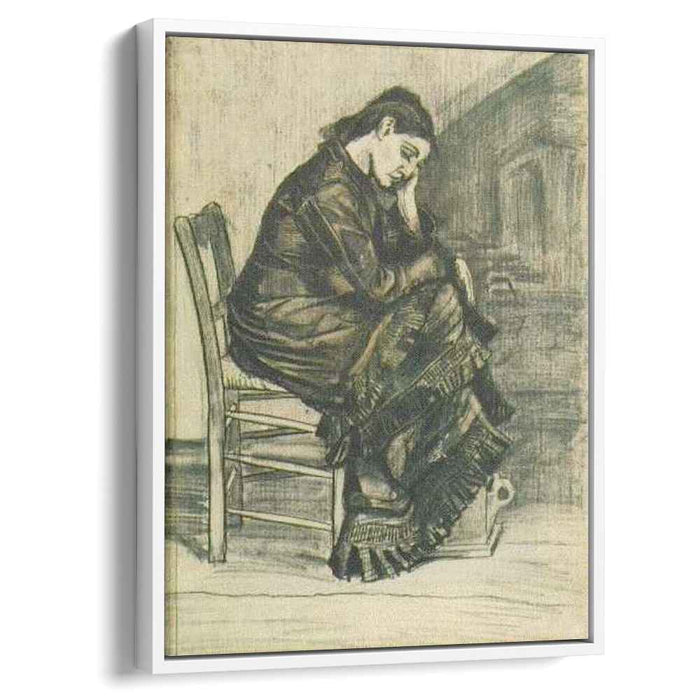 Bent Figure of a Woman Sien (1882) by Vincent van Gogh