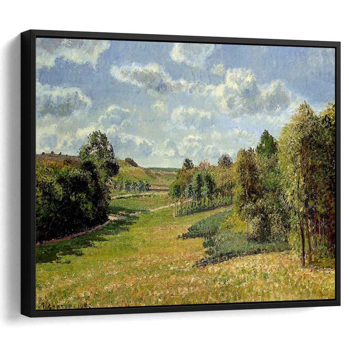 Berneval Meadows, Morning by Camille Pissarro