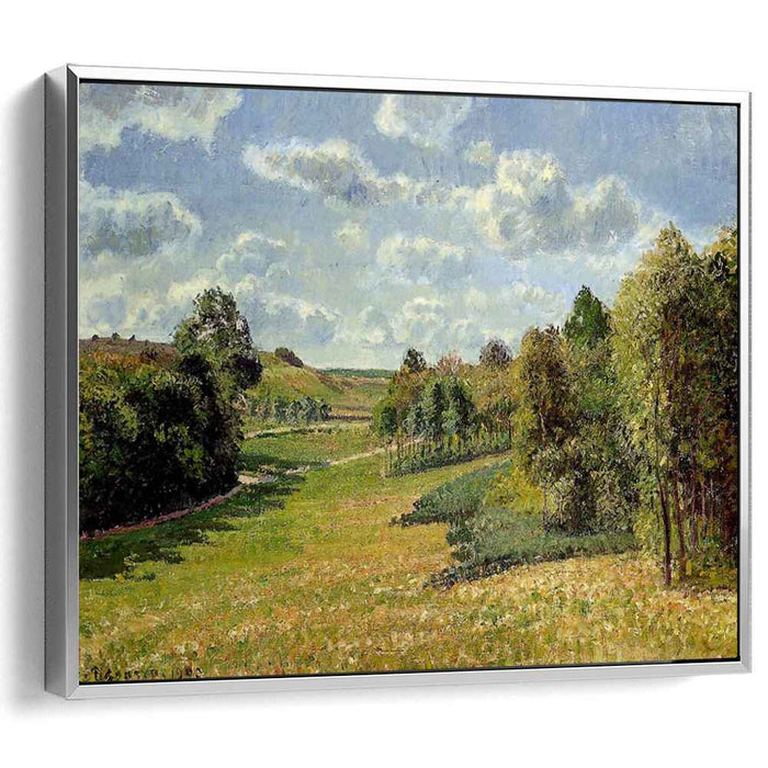 Berneval Meadows, Morning by Camille Pissarro