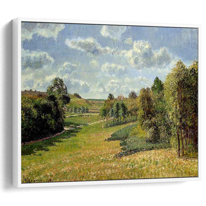 Berneval Meadows, Morning by Camille Pissarro