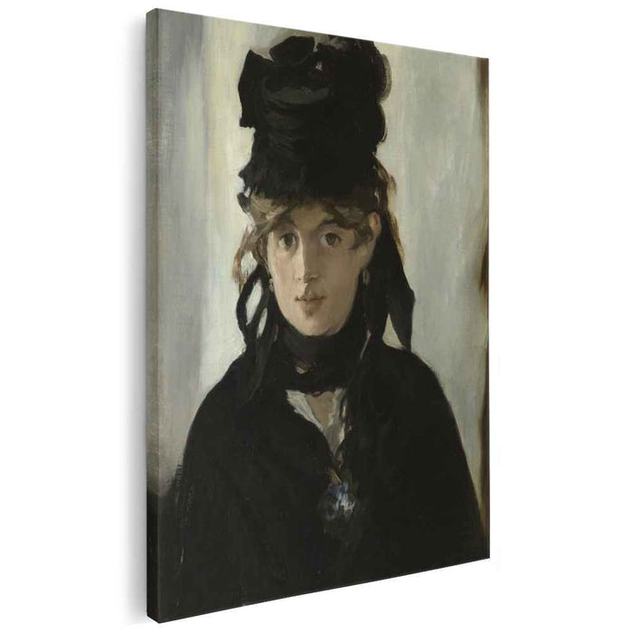 Berthe Morisot with a bouquet of violets (1872) by Edouard Manet