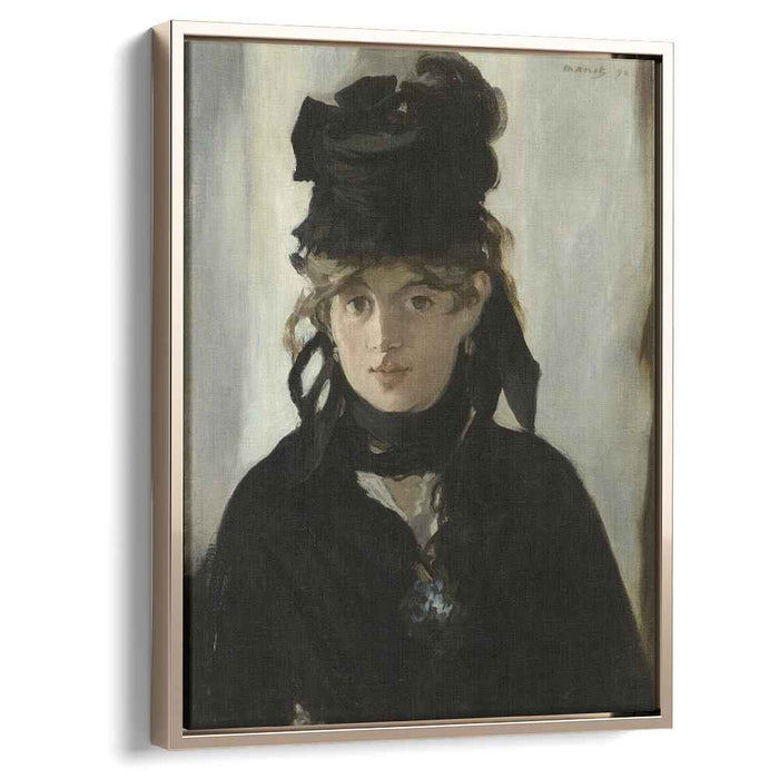 Berthe Morisot with a bouquet of violets (1872) by Edouard Manet