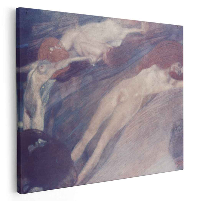 Bewegte Wasser (1898) by Gustav Klimt