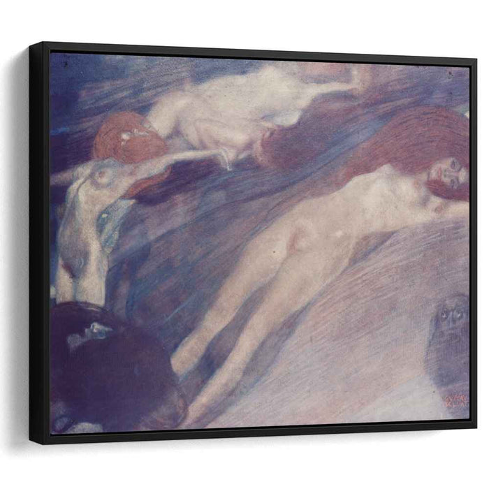 Bewegte Wasser (1898) by Gustav Klimt