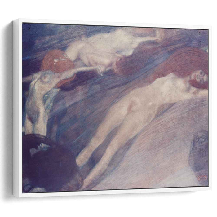 Bewegte Wasser (1898) by Gustav Klimt
