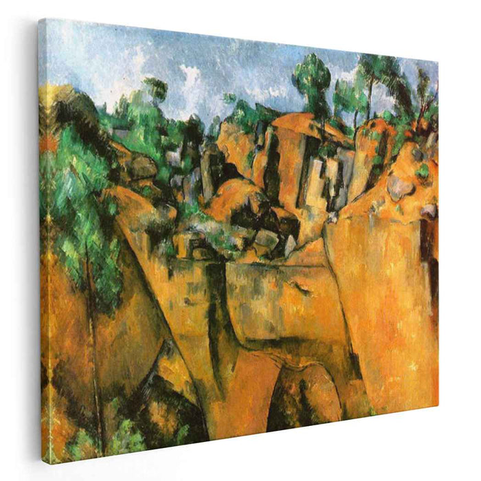 Bibemus Quarry (1900) by Paul Cezanne