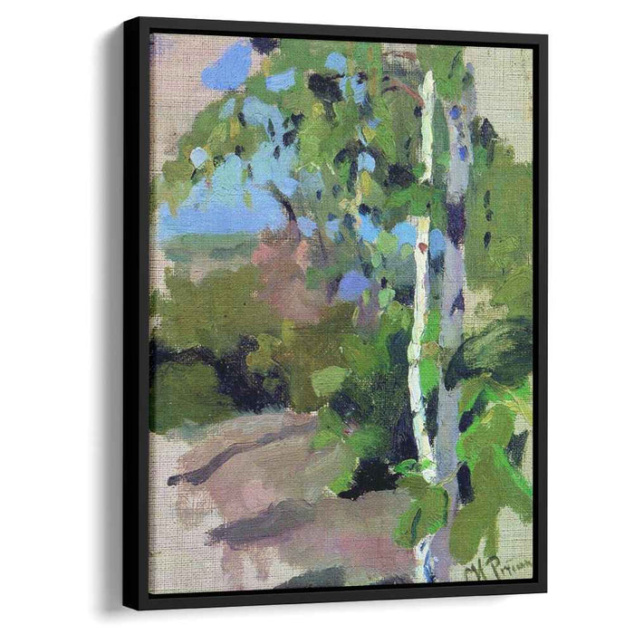 Birch trees. Sunny day. by Ilya Repin