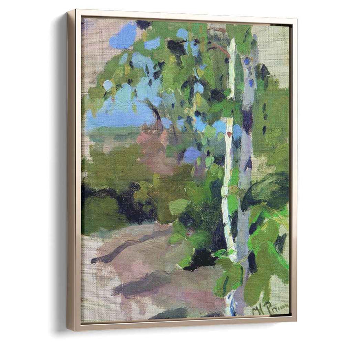 Birch trees. Sunny day. by Ilya Repin