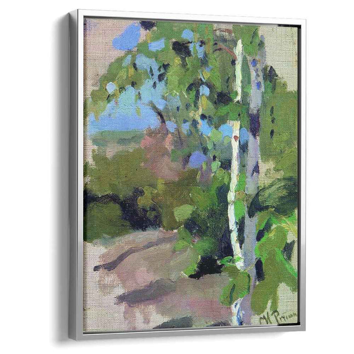 Birch trees. Sunny day. by Ilya Repin