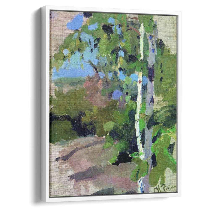 Birch trees. Sunny day. by Ilya Repin