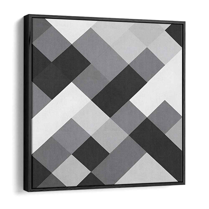 Elegant Equilibrium: Contemporary Abstract Geometric Canvas Art