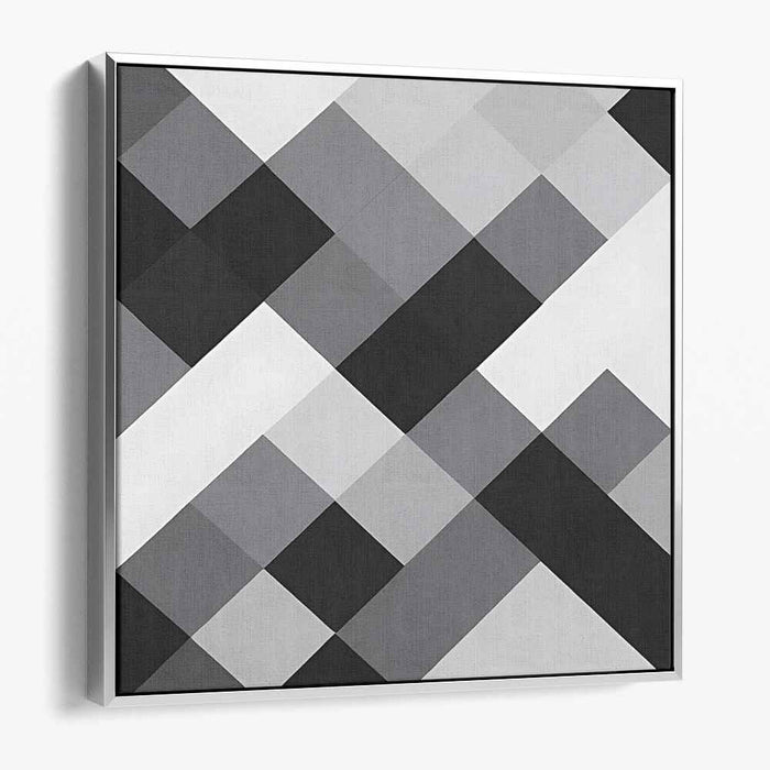 Elegant Equilibrium: Contemporary Abstract Geometric Canvas Art