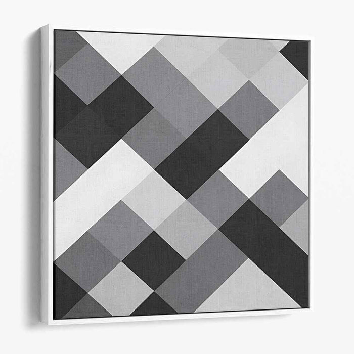 Elegant Equilibrium: Contemporary Abstract Geometric Canvas Art