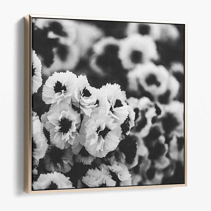 Ink Blooms Captured Serenity: Black and White Floral Fine Art Photography