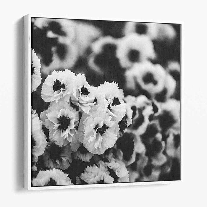 Ink Blooms Captured Serenity: Black and White Floral Fine Art Photography