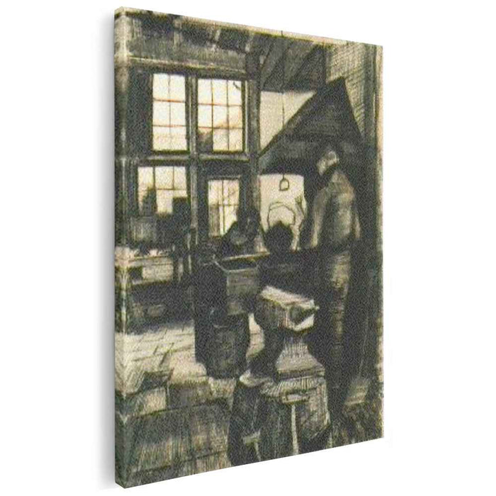 Blacksmith Shop (1882) by Vincent van Gogh