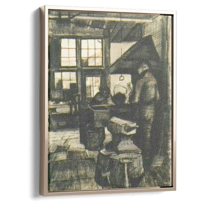 Blacksmith Shop (1882) by Vincent van Gogh