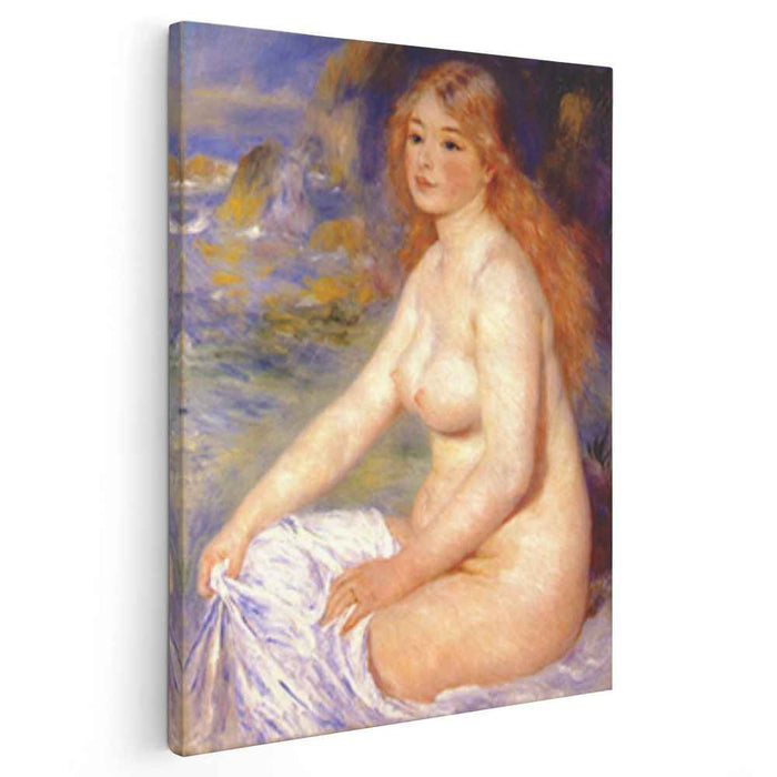 Blonde bather (1881) by Pierre-Auguste Renoir