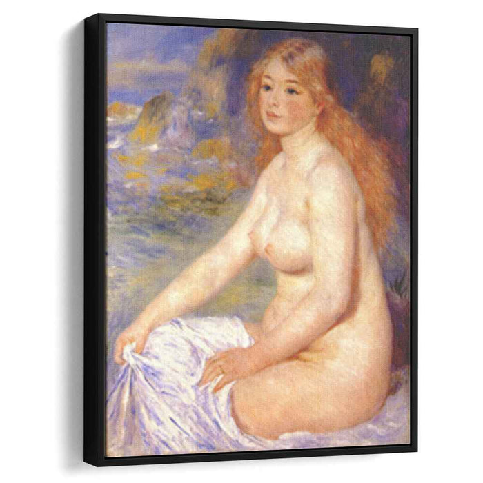 Blonde bather (1881) by Pierre-Auguste Renoir