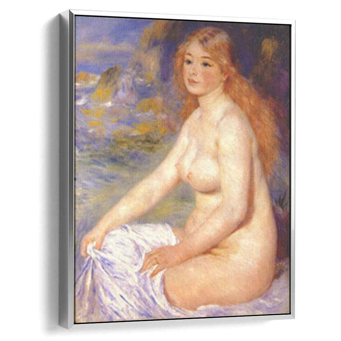Blonde bather (1881) by Pierre-Auguste Renoir