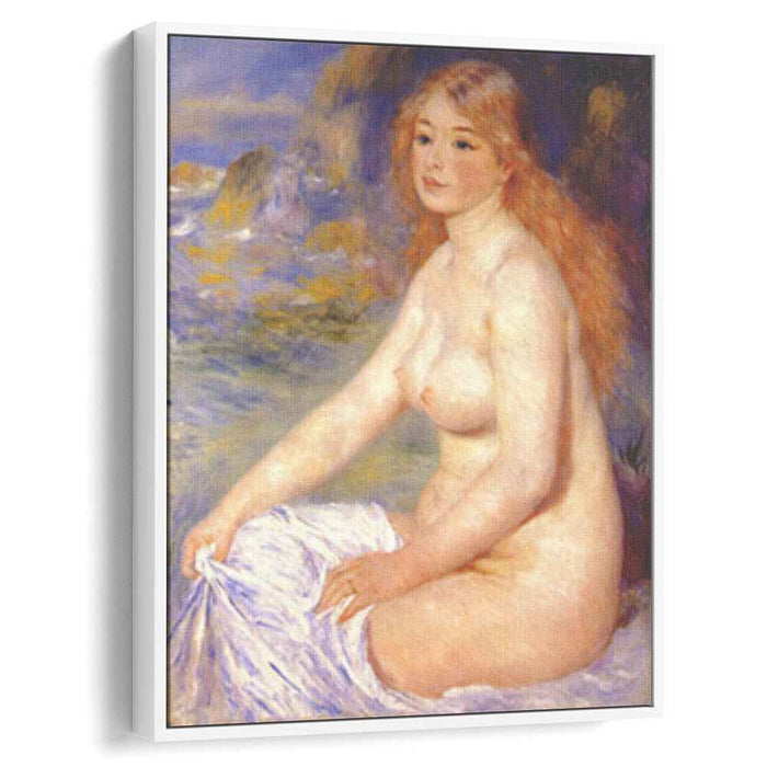 Blonde bather (1881) by Pierre-Auguste Renoir