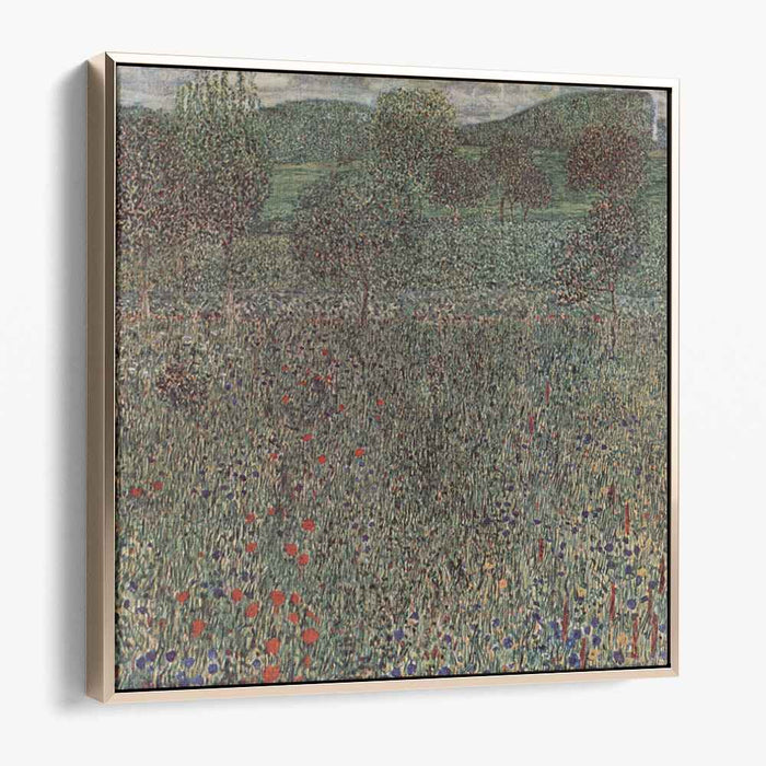 Blooming field (1909) by Gustav Klimt