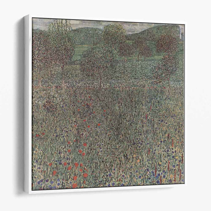 Blooming field (1909) by Gustav Klimt