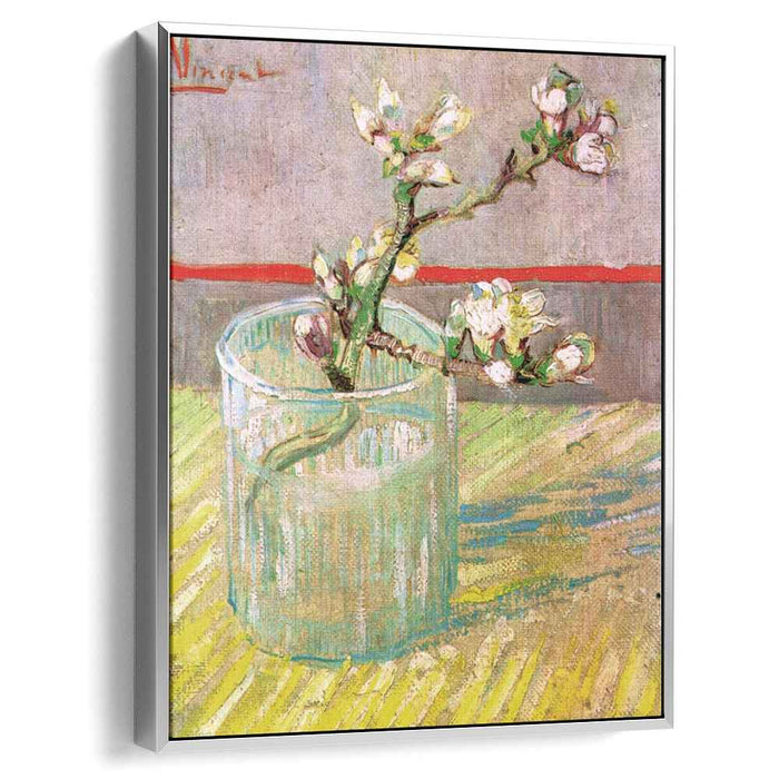 Blossoming Almond Branch in a Glass (1888) by Vincent van Gogh
