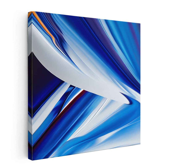 Blue Abstract Print #023