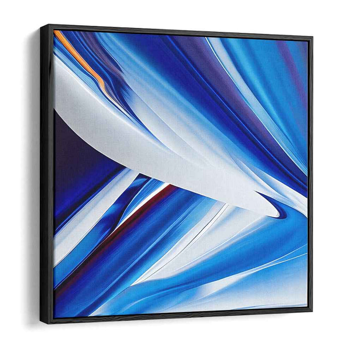 Blue Abstract Print #023