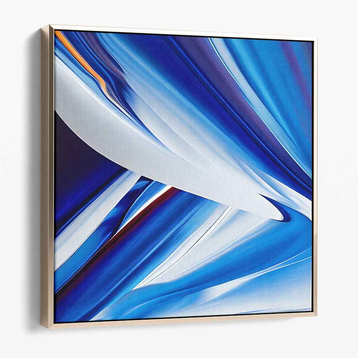 Blue Abstract Print #023