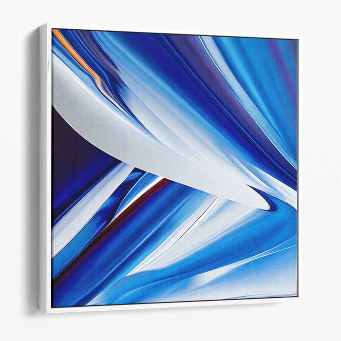 Blue Abstract Print #023