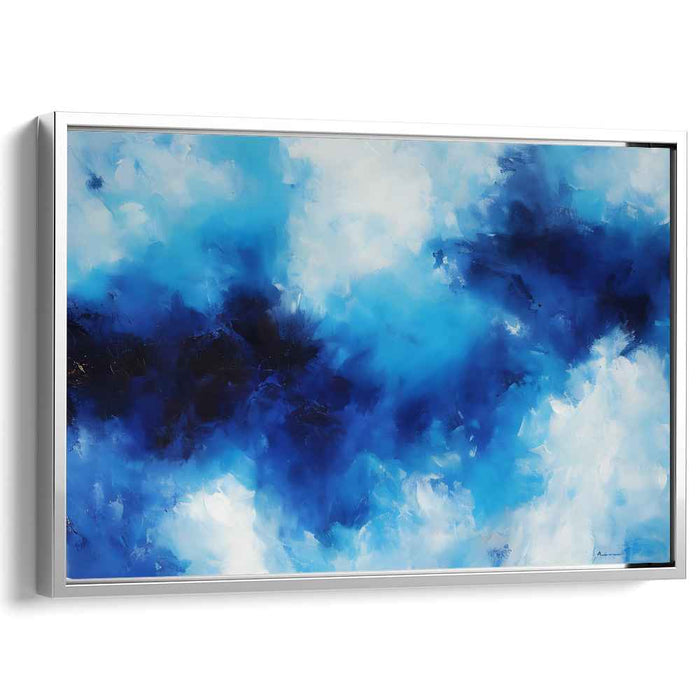 Blue Abstract Print #110