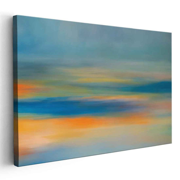 Blue Abstract Print #112