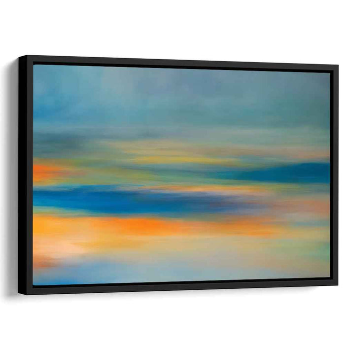 Blue Abstract Print #112