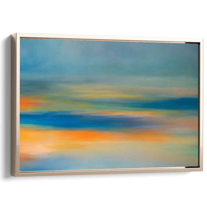 Blue Abstract Print #112