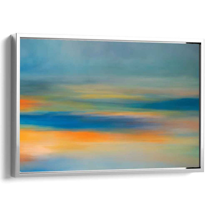 Blue Abstract Print #112