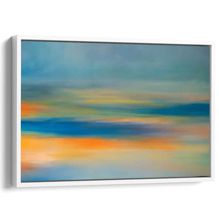 Blue Abstract Print #112