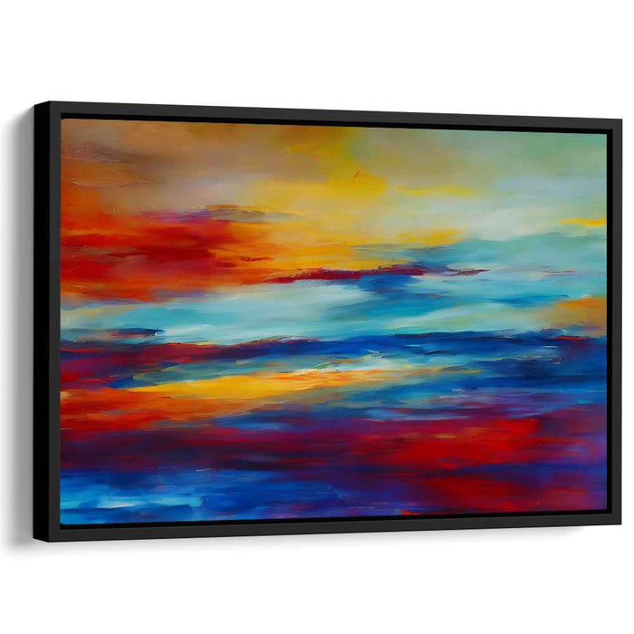 Blue Abstract Print #125