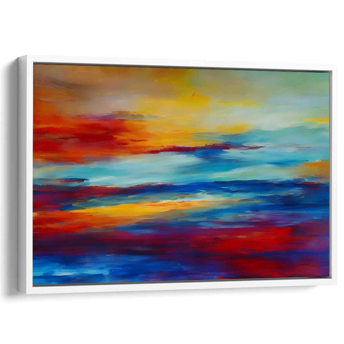 Blue Abstract Print #125