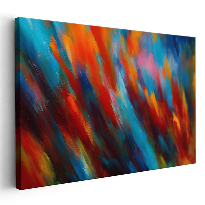 Blue Abstract Print #126