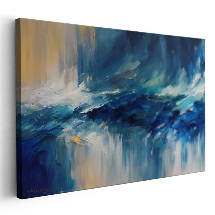 Blue Abstract Print #133