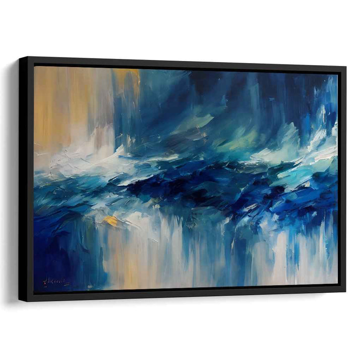 Blue Abstract Print #133