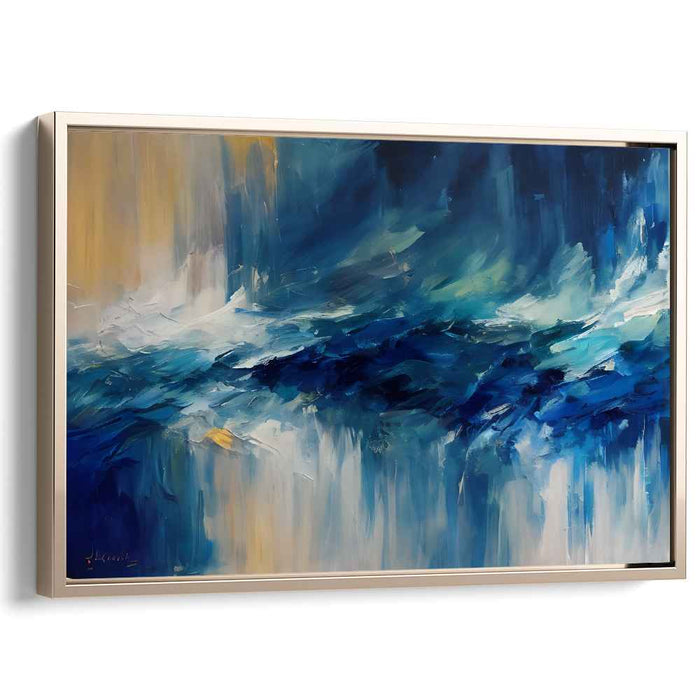 Blue Abstract Print #133