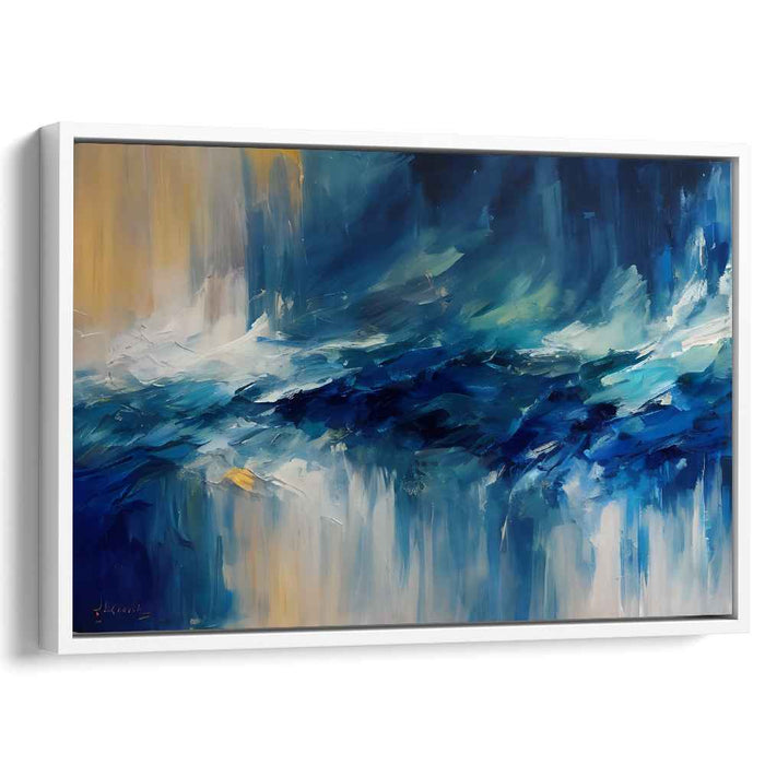 Blue Abstract Print #133