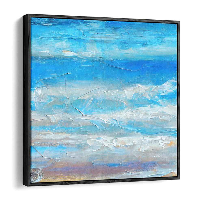 Marine Rhapsody: Impressionist Oceanic Bliss Canvas Art Print